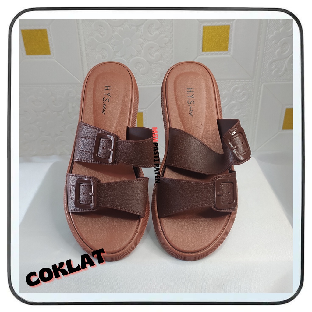 Sandal Selop Gesper Tali Wanita Impor Hys Ori