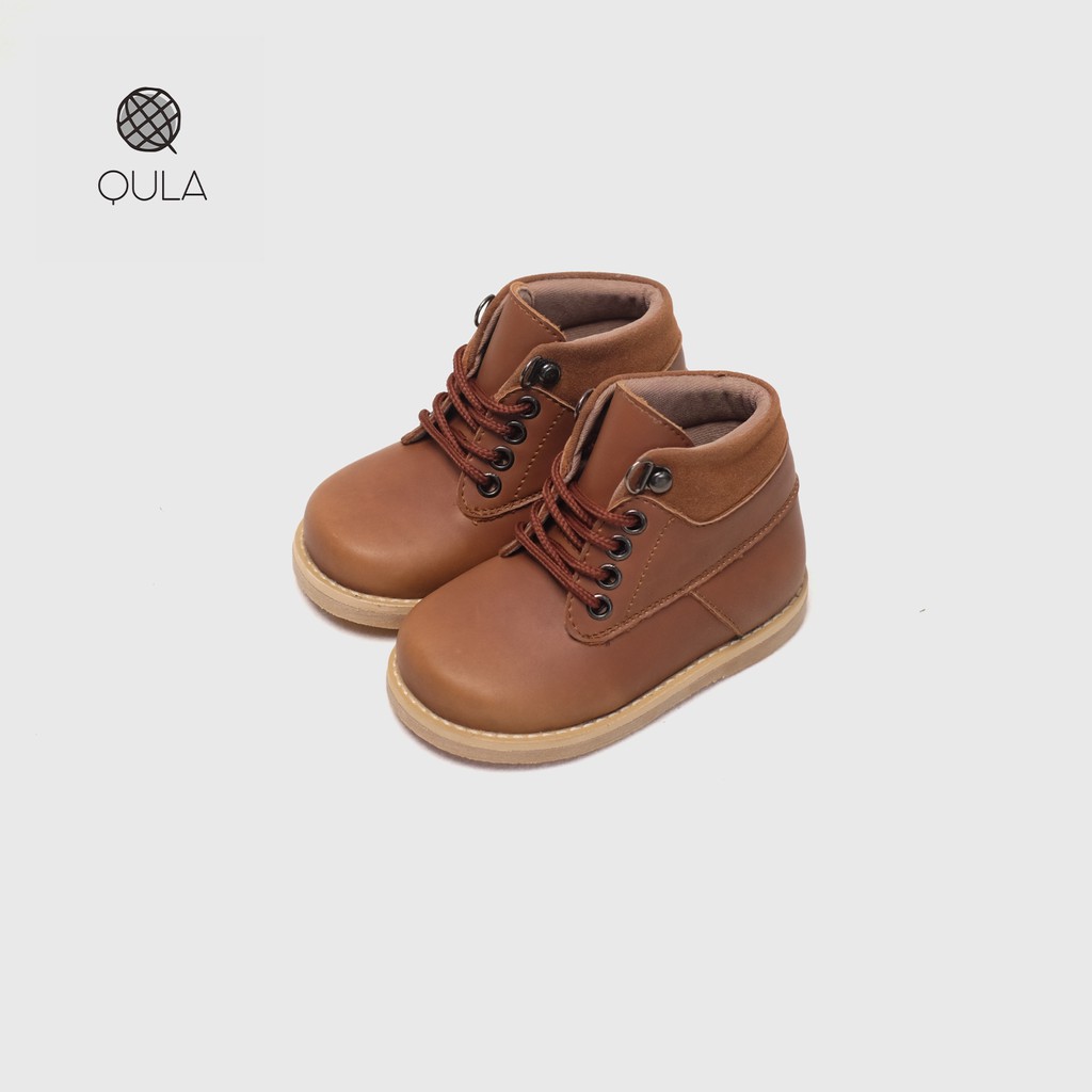 Ready Stock - Brooklyn Brown Sepatu Boots Anak Toddler Vintage Usia 2,3,4 Tahun