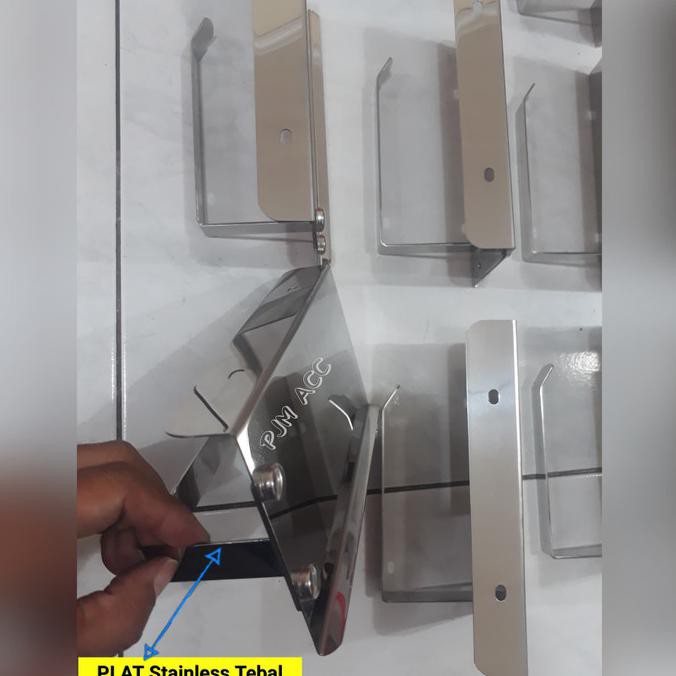 Sale Tempat Tisu Gulung Toilet Kamar Mandi Stainless Steel Kotak Minimalis