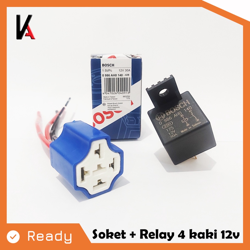 Jual Soket Relay Keramik Relay Bosch Kaki V Relay Hella Kaki V Aho