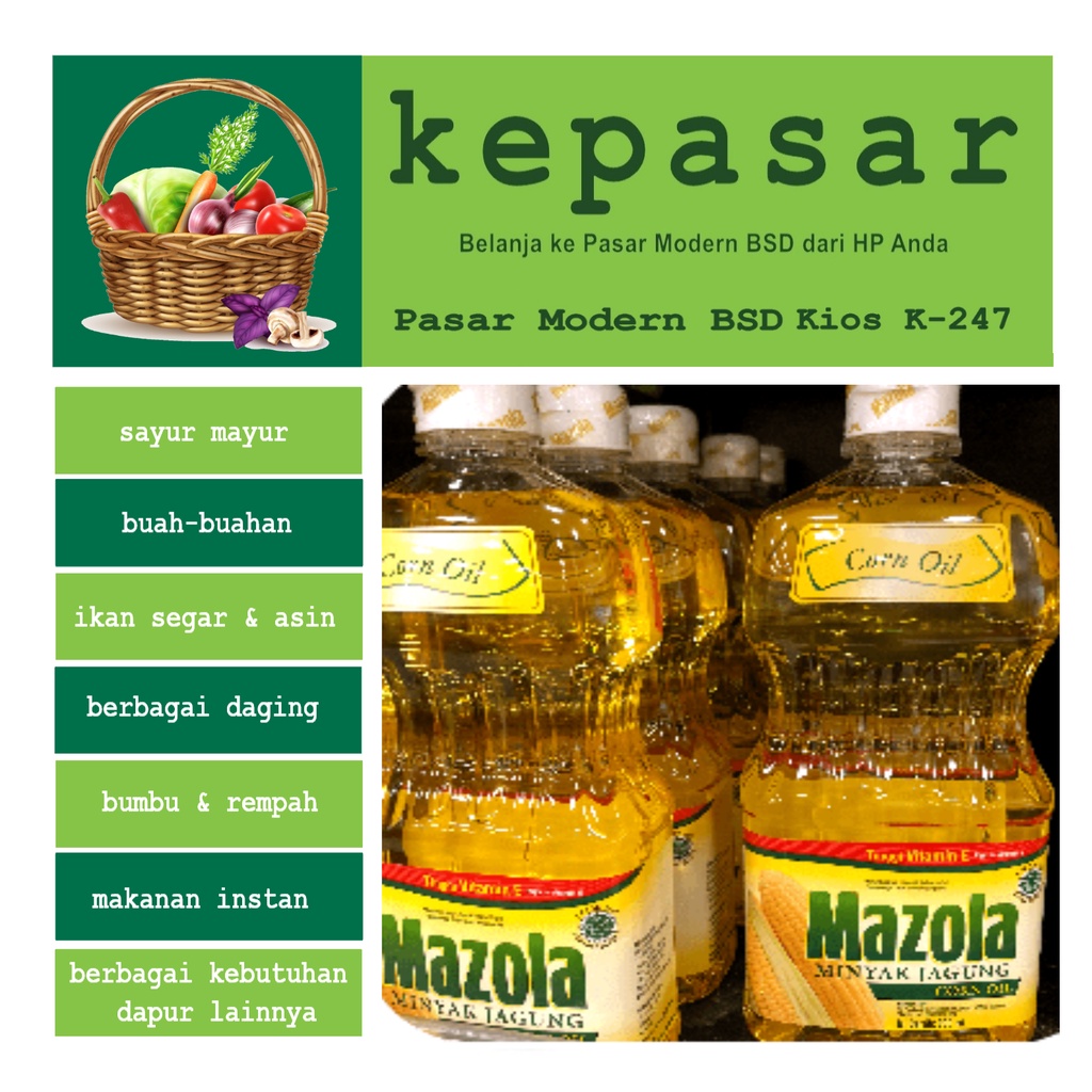 

Minyak Jagung MAZOLA 450 mL & 900 mL