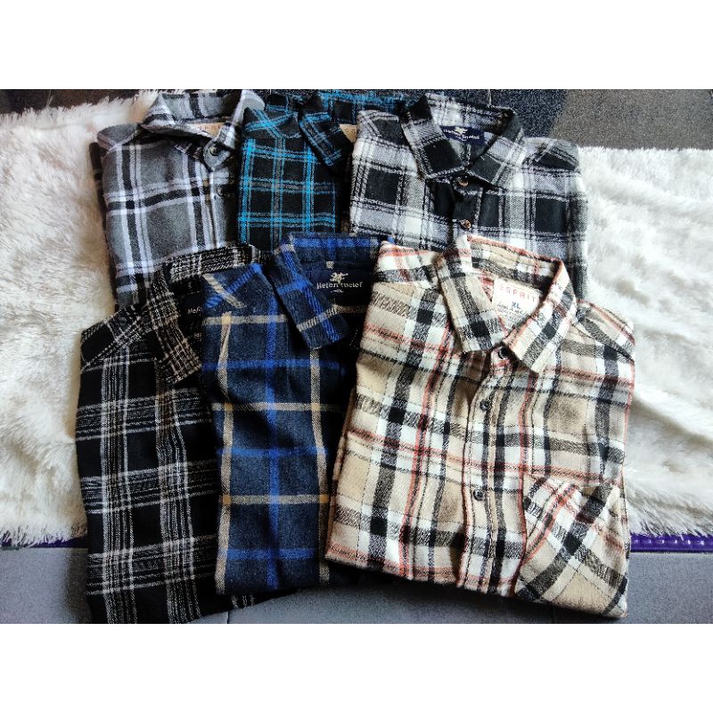 FLANEL UNISEX UKURAN L-XL