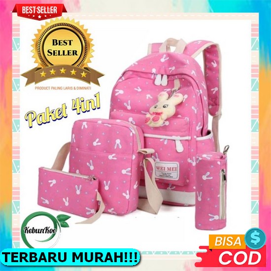 Tas Anak Sekolah Perempuan Laki Laki Tas Remaja Kekinian Selempang Wanita Ootd Stylish Korea Simpel 