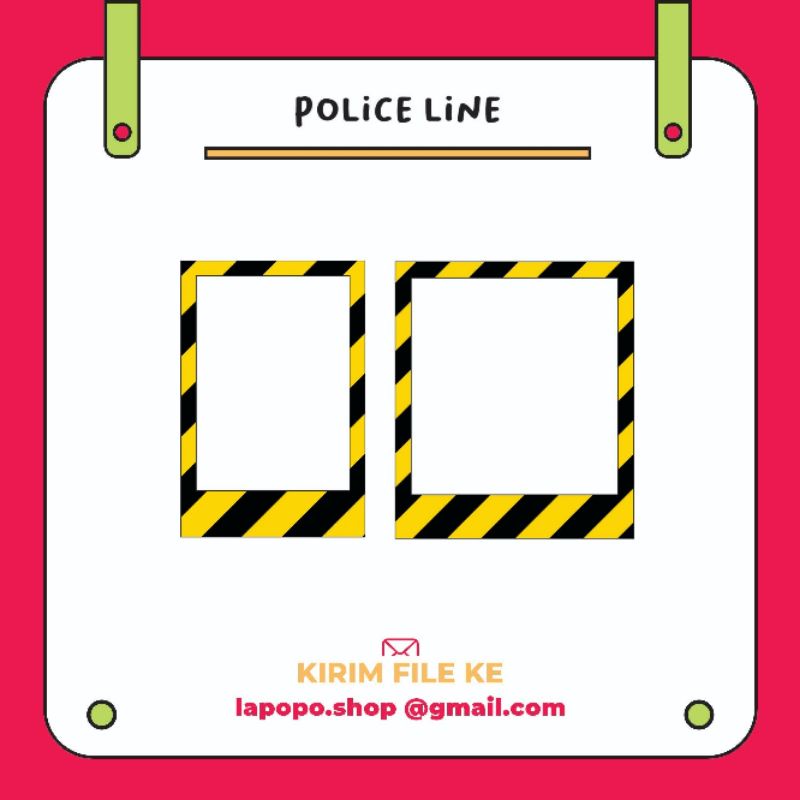 [POLICE LINE] - CETAK FOTO POLAROID CUSTOM
