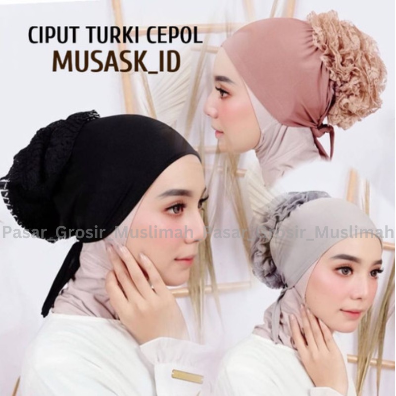 CIPUT TURKI - INNER TURKI PREMIUM - CEPOL BRUKAT ANTI PUSING MURAH BISA COD