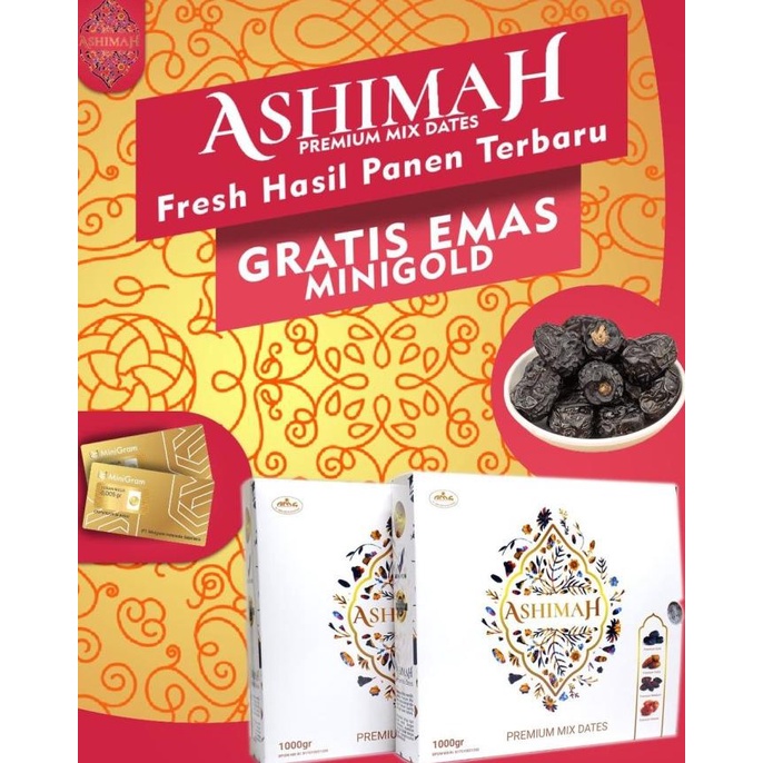 

Kurma Ajwa Premium "Ashimah" Grade-A Madinah Free Minigold 1/2Kg Lull4Ss2D_