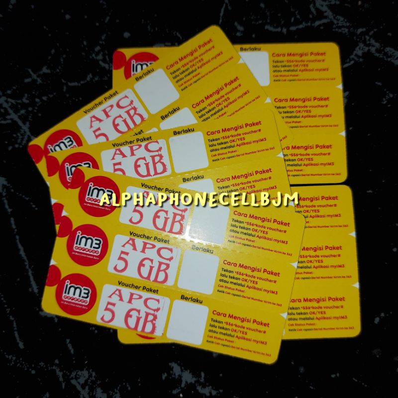 VOUCHER INDOSAT 1,5GB 3HARI