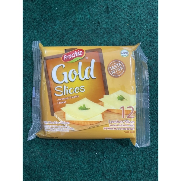 Keju Prochiz Gold Slices 12lembar 156gr