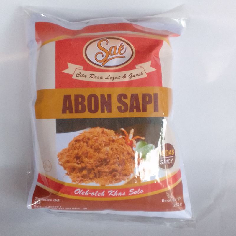 [250 Gr] ABON SAPI SAE ORIGINAL