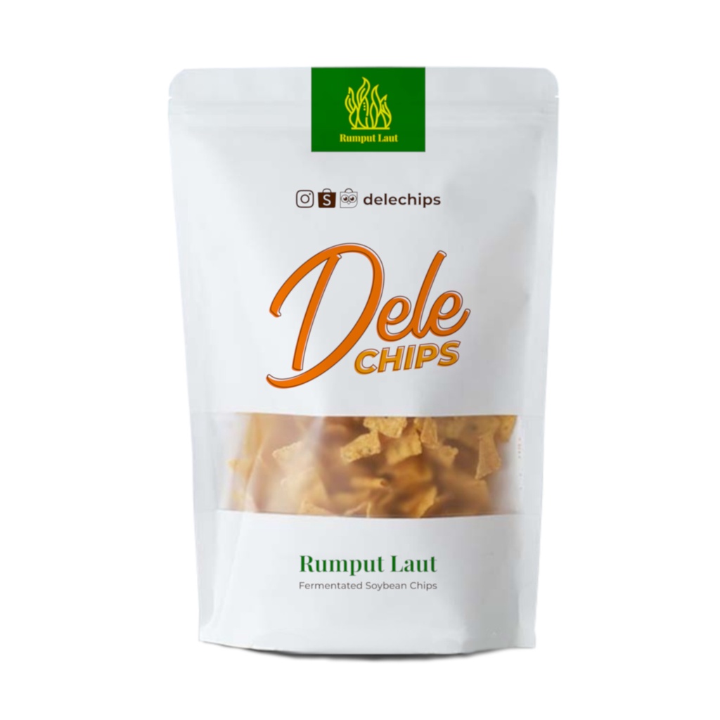 

Dele Chips Keripik Tempe Rumput Laut Medium Pack