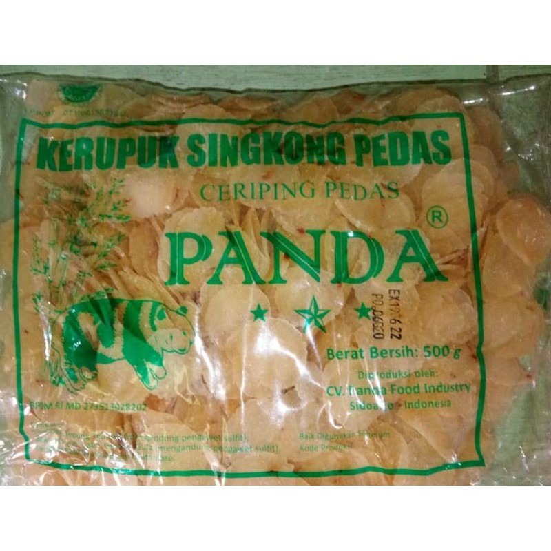 

Ceriping mentah pedas cap Panda 500gr