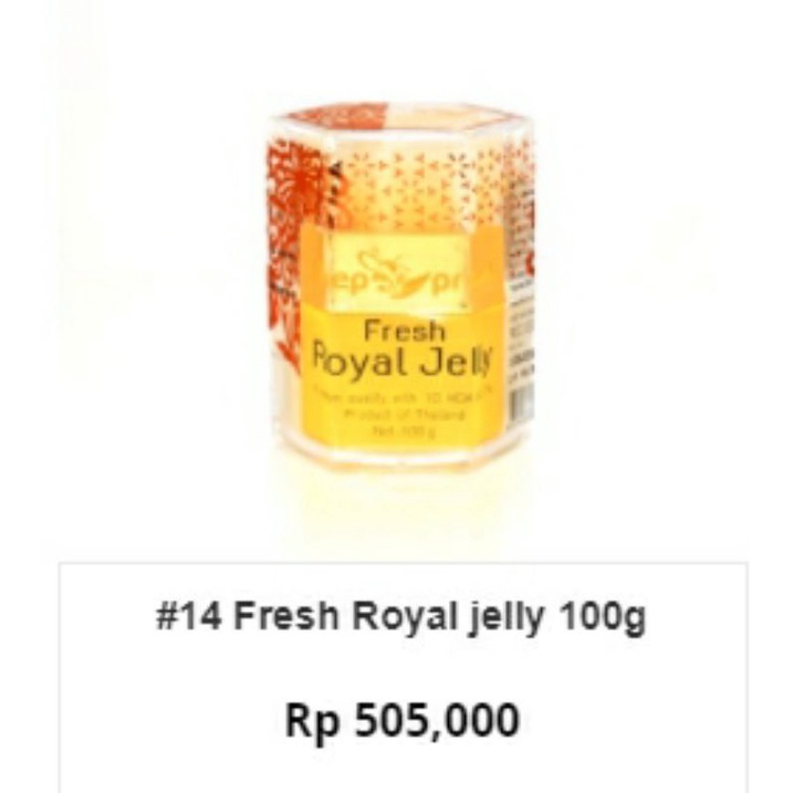 

Royal Jelly Thailand Thepprasit 100gr