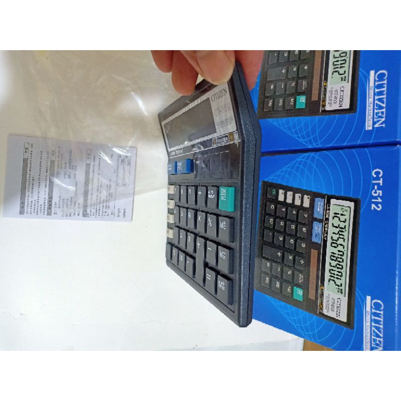 Kalkulator CT 512 12 Digit -Kalkulator Check / Kakulator Dagang Besar  / Calculator CT 512 MURAH