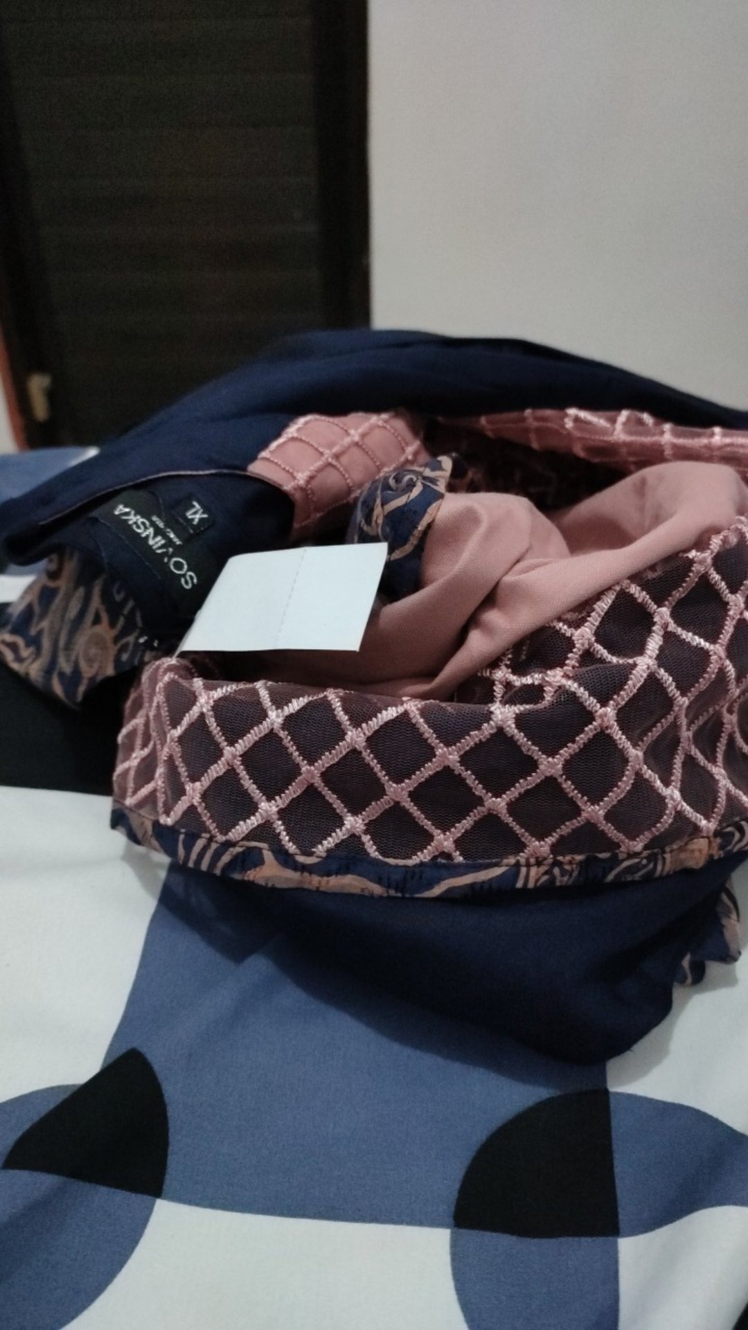 Gamis Batik Wtp 22 Mm Navi