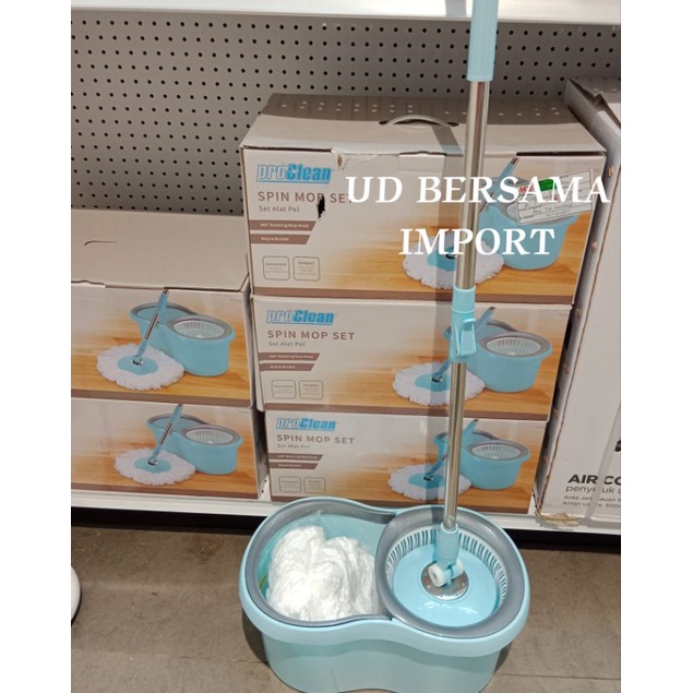 PROCLEAN Alat Pel Berputar/Mop/Alat Pel/Spin Mop Blue New Arrivals