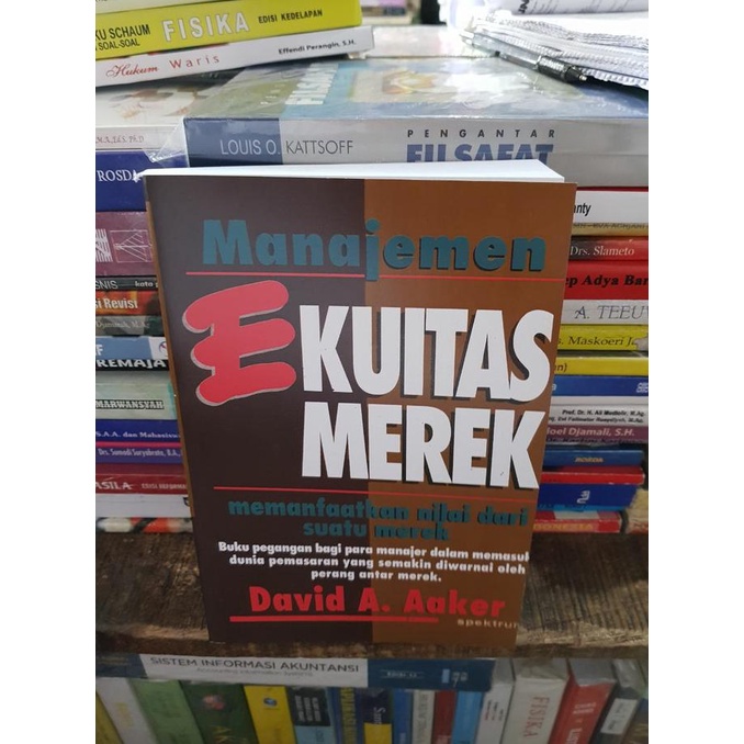 Bayar Ditempat Manajemen Ekuitas Merek By David A Aaker Terjamin Kode 1273