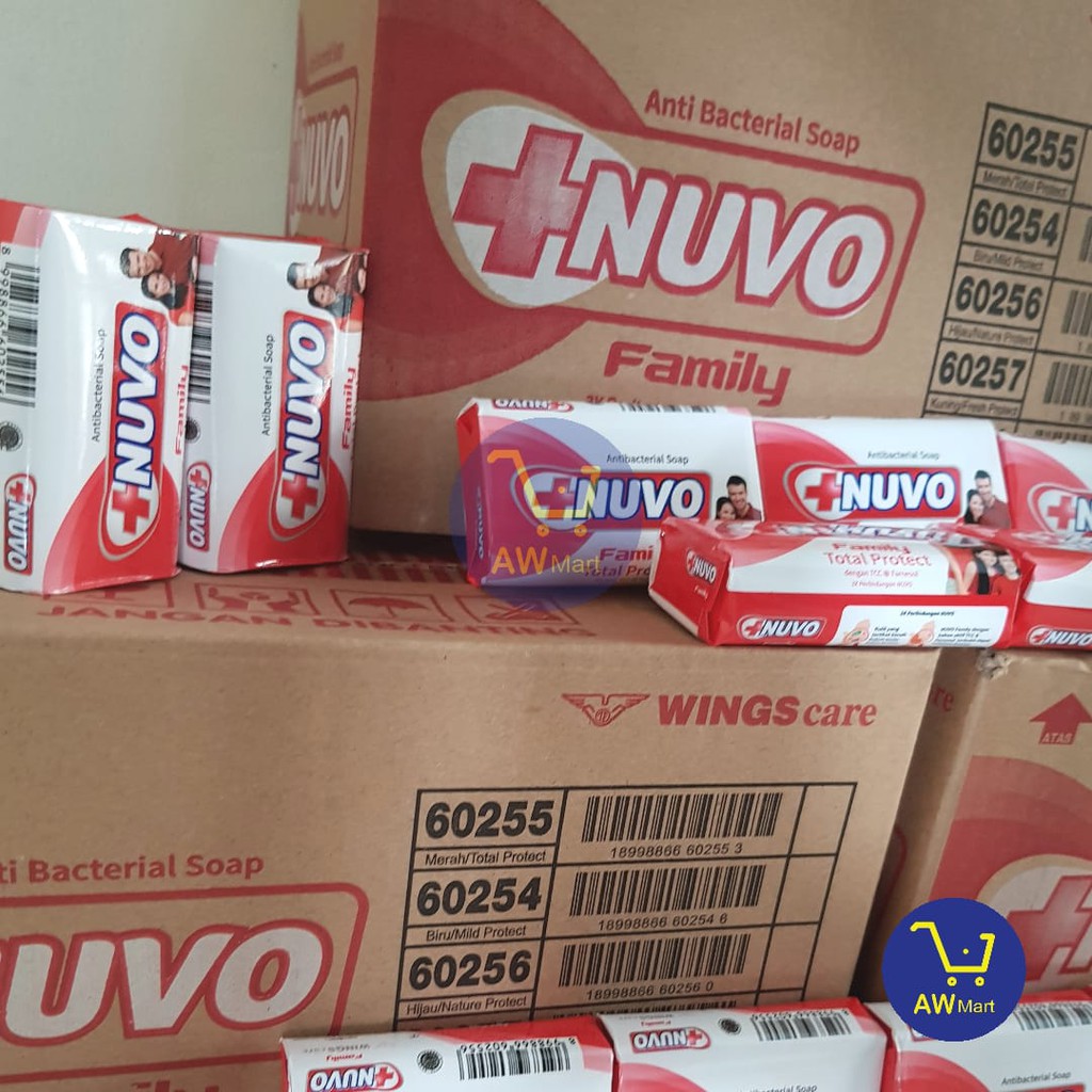 Sabun Nuvo Family 76gr - DARI PABRIK LANGSUNG - sabun mandi batang 76gr