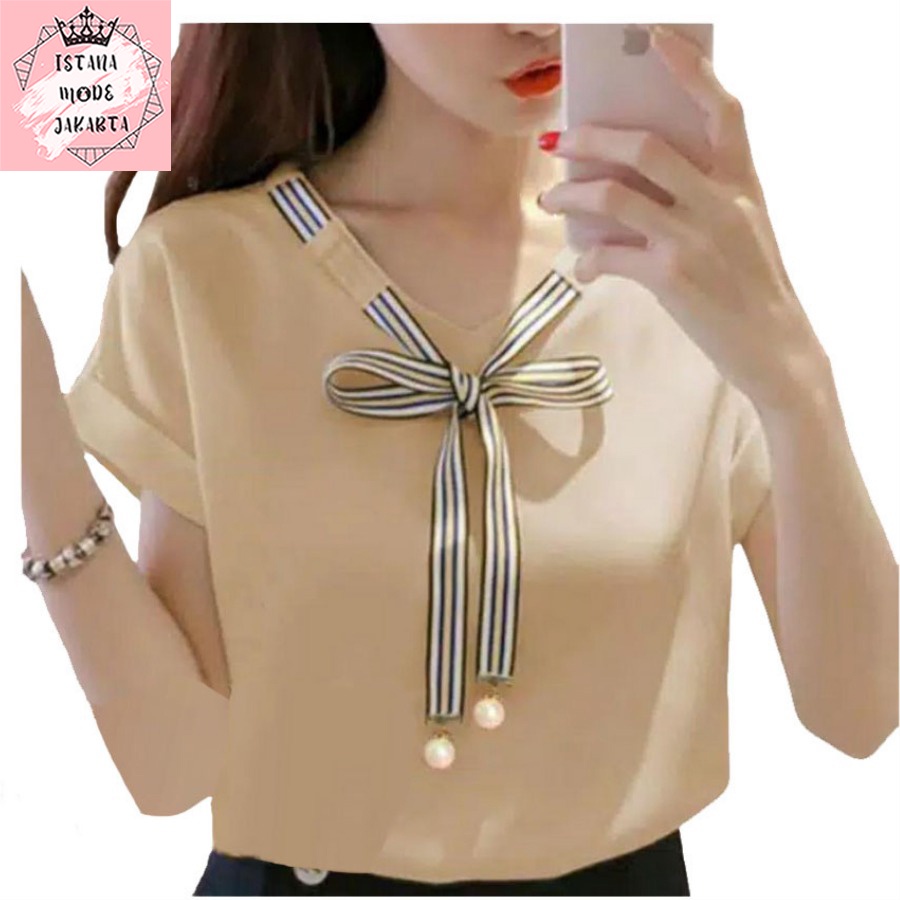 ISTANA MODE JAKARTA Blouse Laura / Blouse Thalia / Blouse Verra / Blouse Wanita / Fashion Wanita / imjv6-2