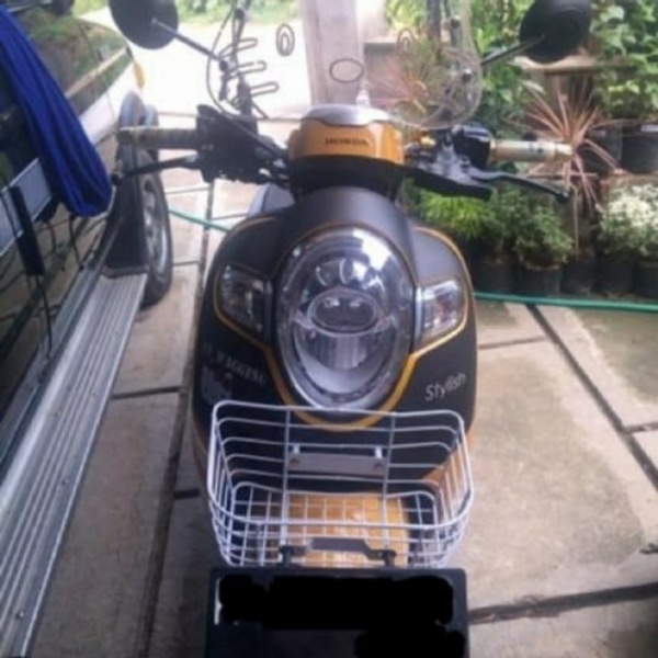 Unik Keranjang belanja motor honda scoopy keranjang depan scoopy - Putih Murah