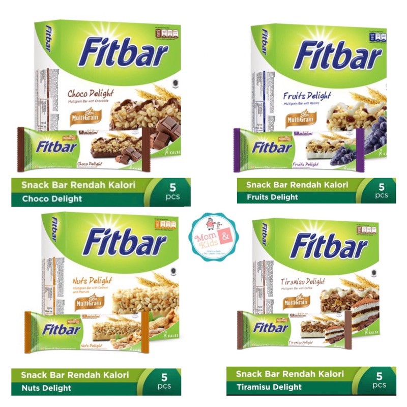 Fitbar Multigrain 110 gr ( 5 x 22gr) / Fit Bar Snack Rendah Kalori