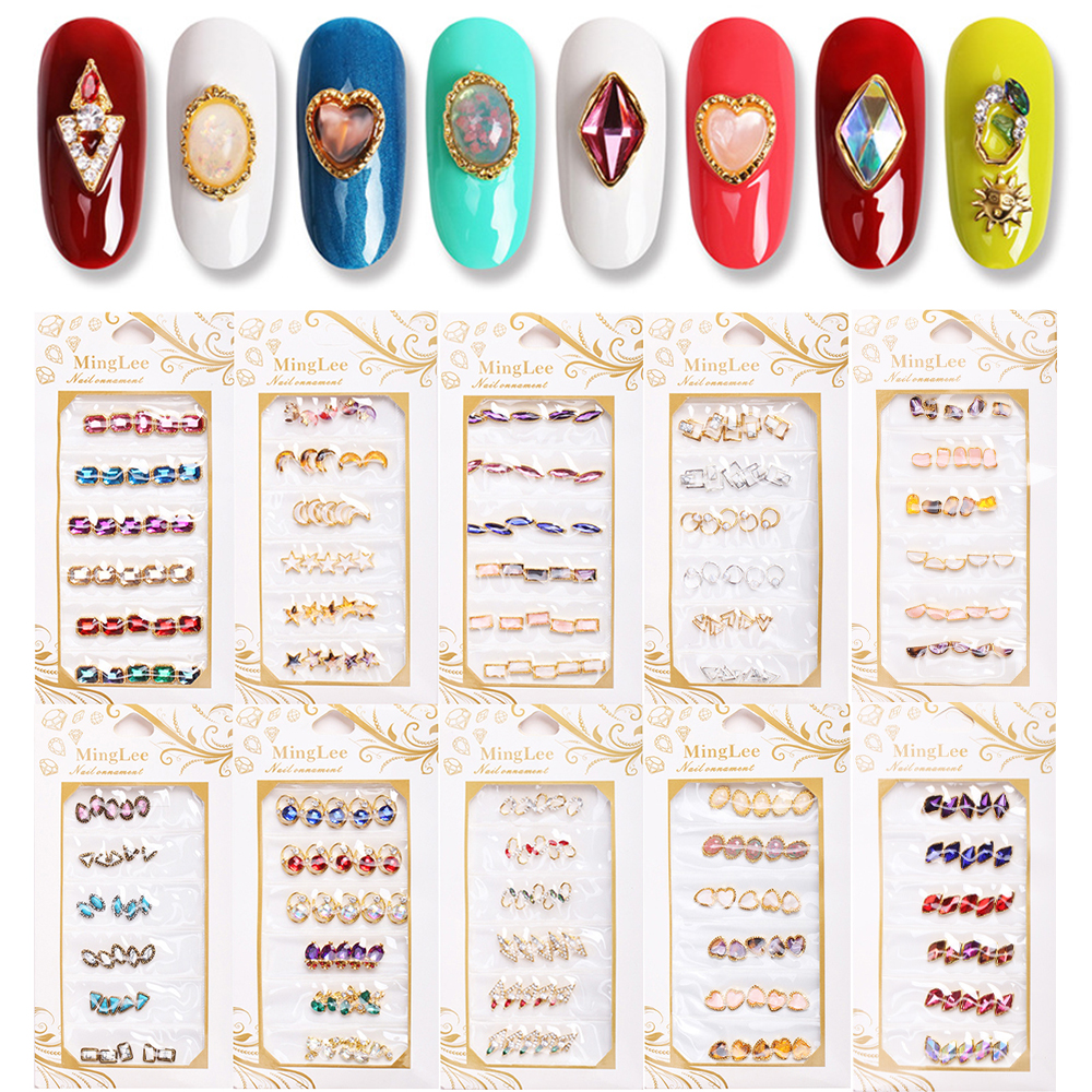 Mxbeauty Berlian Imitasi Warna-Warni Untuk Dekorasi Nail Art