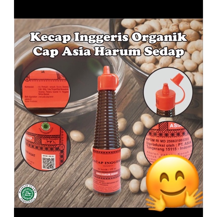 

Kecap inggris organik 150ml