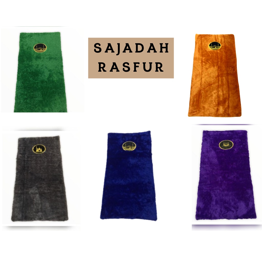 Sajadah Bulu Rasfur 80×120cm Jumbo Real Premium