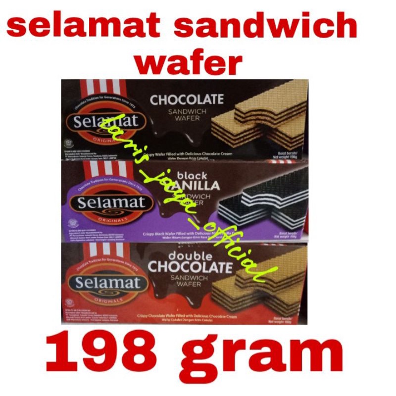 

selamat sandwich wafer 145gr