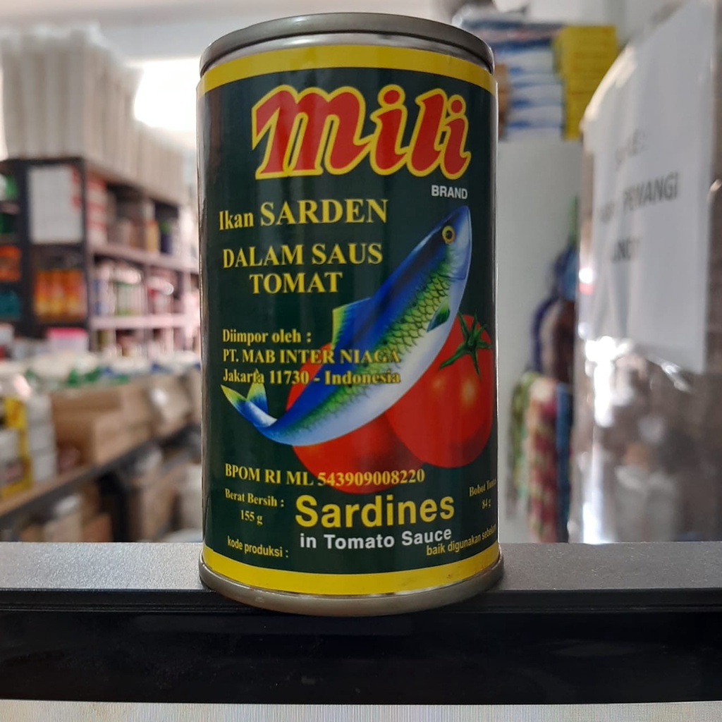 

Sarden Mili Tomat 84 gram ( KECIL ) / Sarden Mili Asli