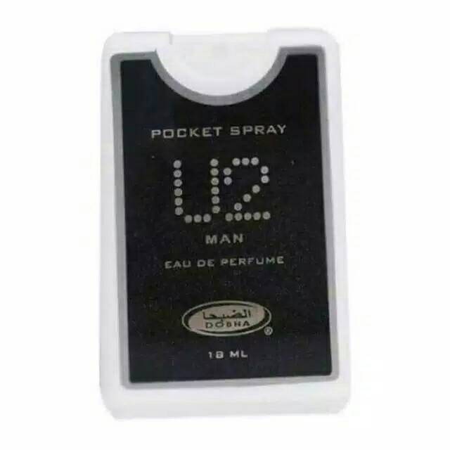 EAU DE PARFUME / U2 MAN DOBHA / U2 MAN DOBHA POCKET SPRAY 18 ML / DOBHA U2 MAN ORIGINAL