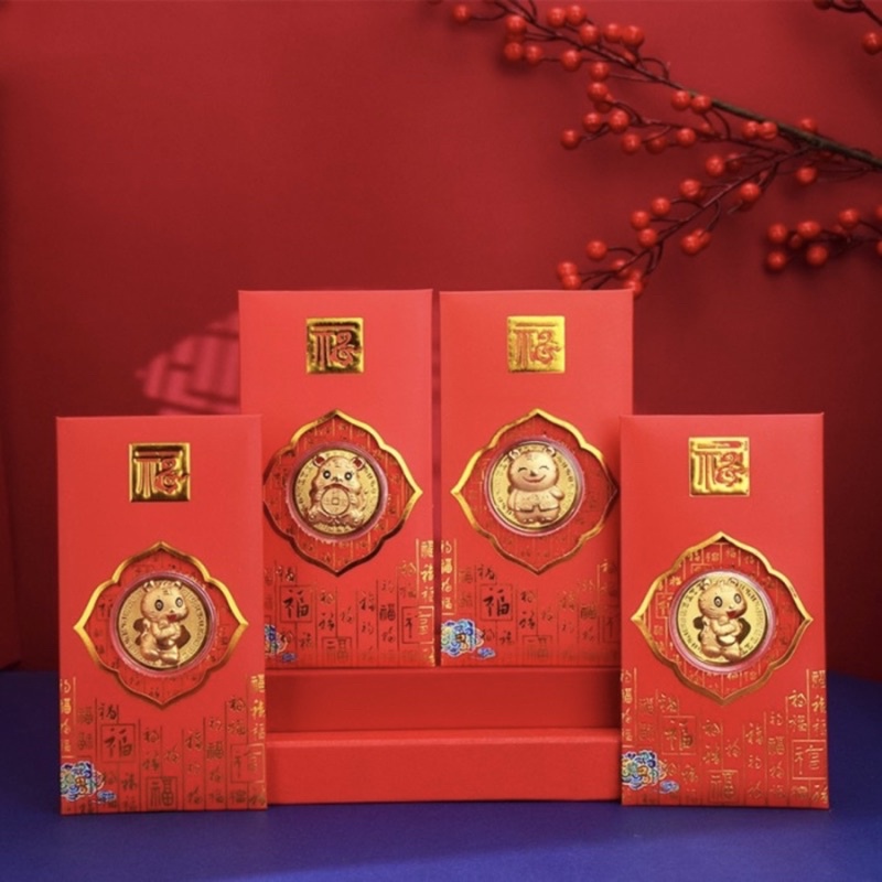 

MK208 Angpao Koin Emas 24K Tahun 2022 Macan Kado Imlek Souvenir Sincia