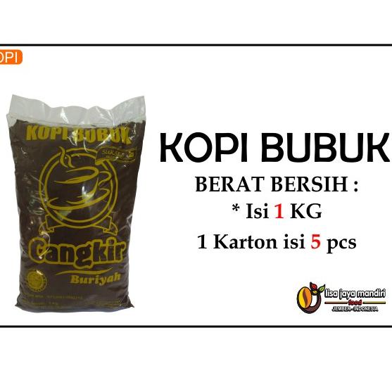 

ㅸ Kopi Bubuk Buriyah Cap CANGKIR 1kg ㅝ