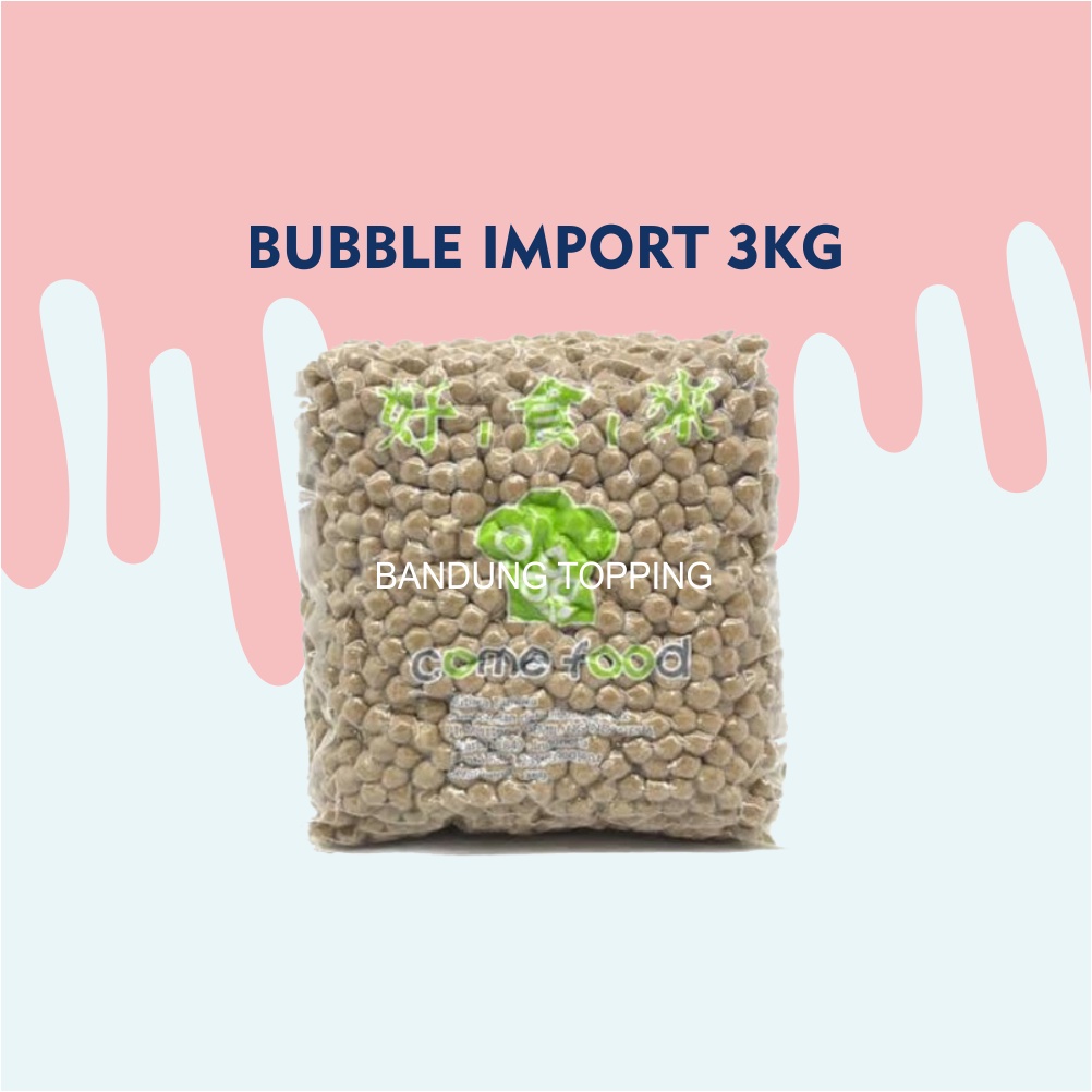 Bubble Tapioca import taiwan ComeFood 3kg