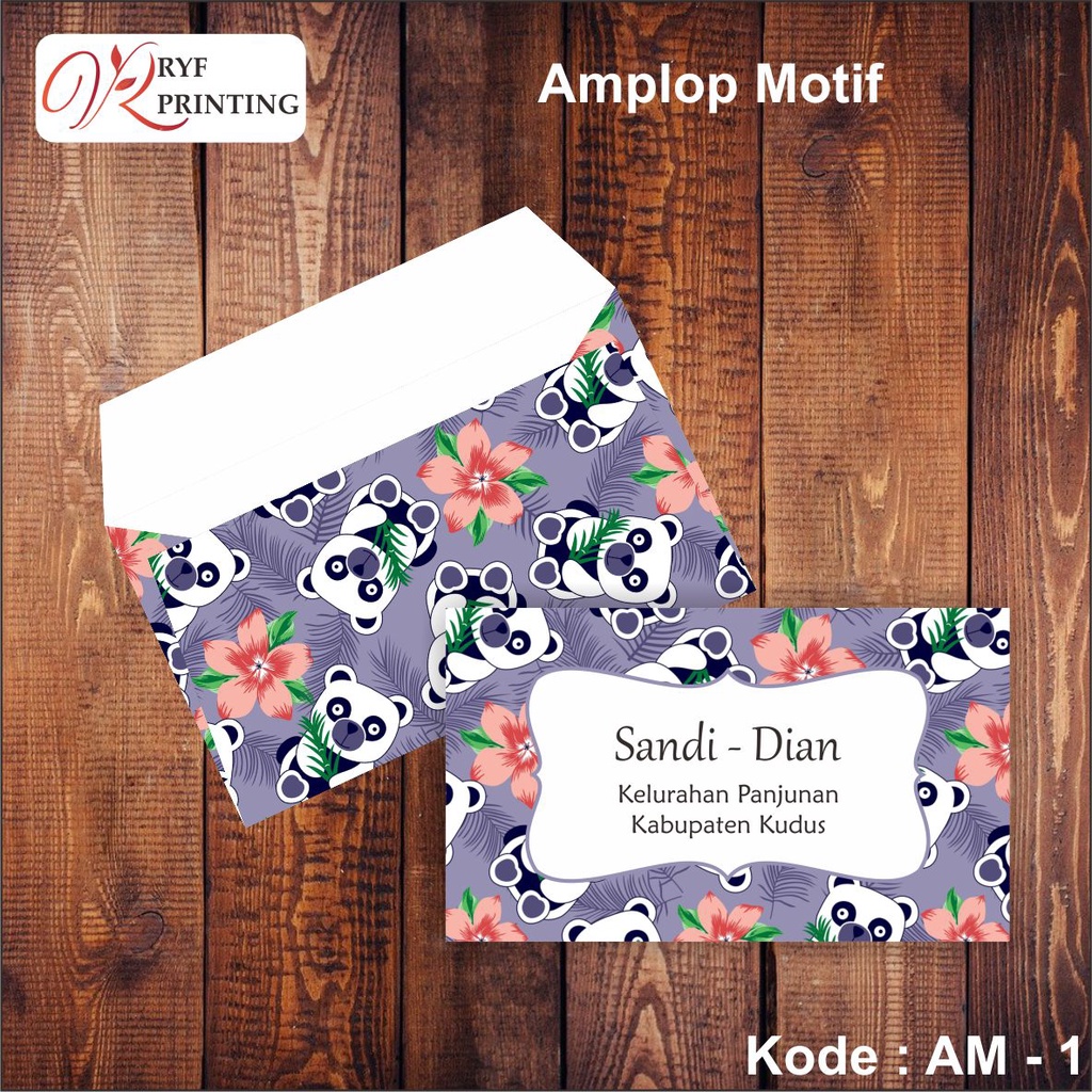 

AMPLOP MOTIF - AMPLOP FANCY