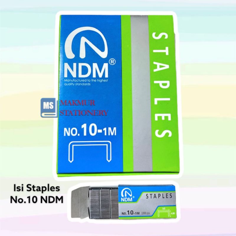 

Isi Staples / Reffil Stapler NDM No.10 -1M