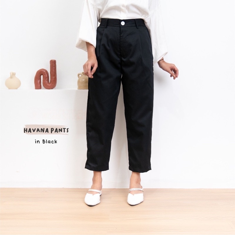 RD FASHION Havana Highwaist Pants Celana Wanita