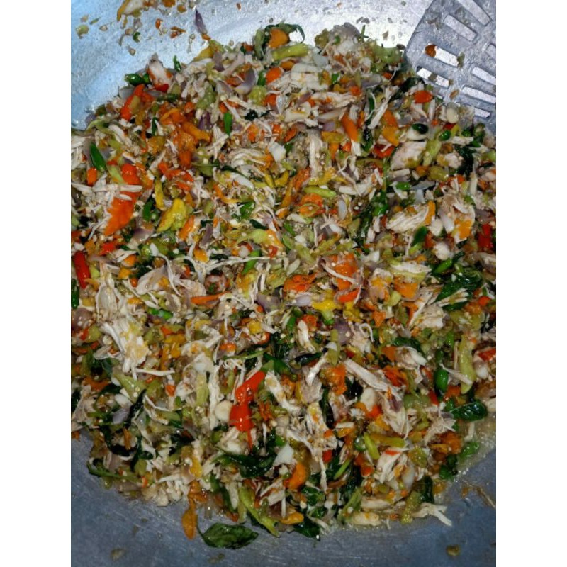 

sambal ayam suir kemangi