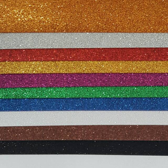 

Foam art craft glitter / busa eva gliter warna warni