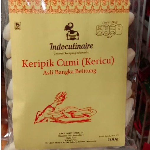 

Indoculinaire Keripik Cumi(Kericu)Asli Bangka Belitung