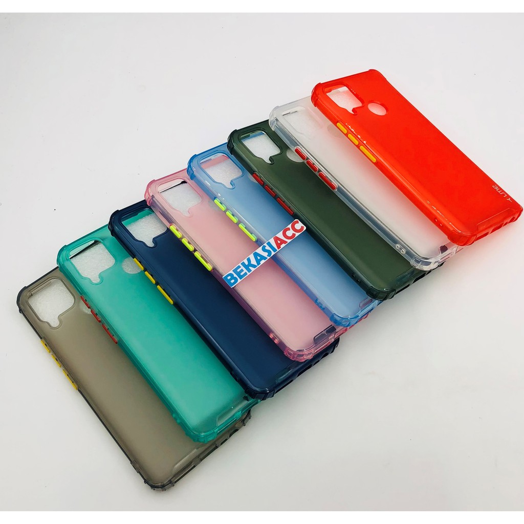 SILIKON UME REALME C15 / SOFT CASE UME RAINBOW REALME C15