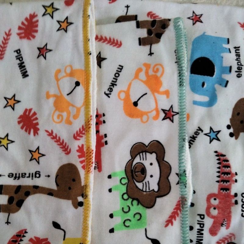 3 PCS GURITA INSTAN/GURITA REKAT BAYI PUTIH MOTIF