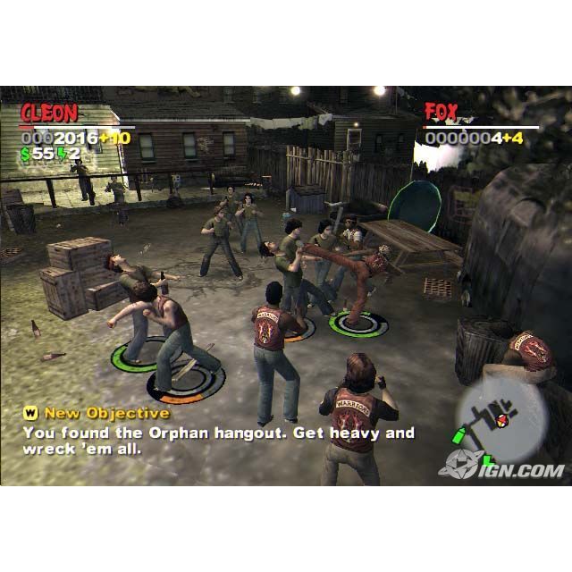 Kaset CD DVD Game PS2 The Warriors DVD Burning Baru + Cangkang DVD