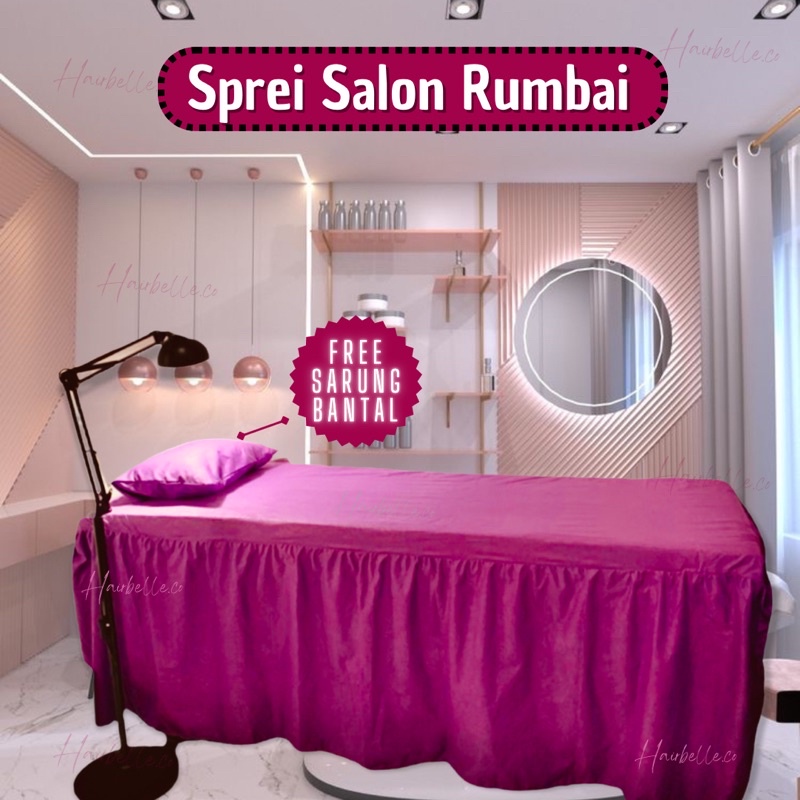 Sprei Bed Facial Salon Sprei Eyelash Klinik Kecantikan Seprei Salon Rumbai Spray Bed Facial Alat Sal