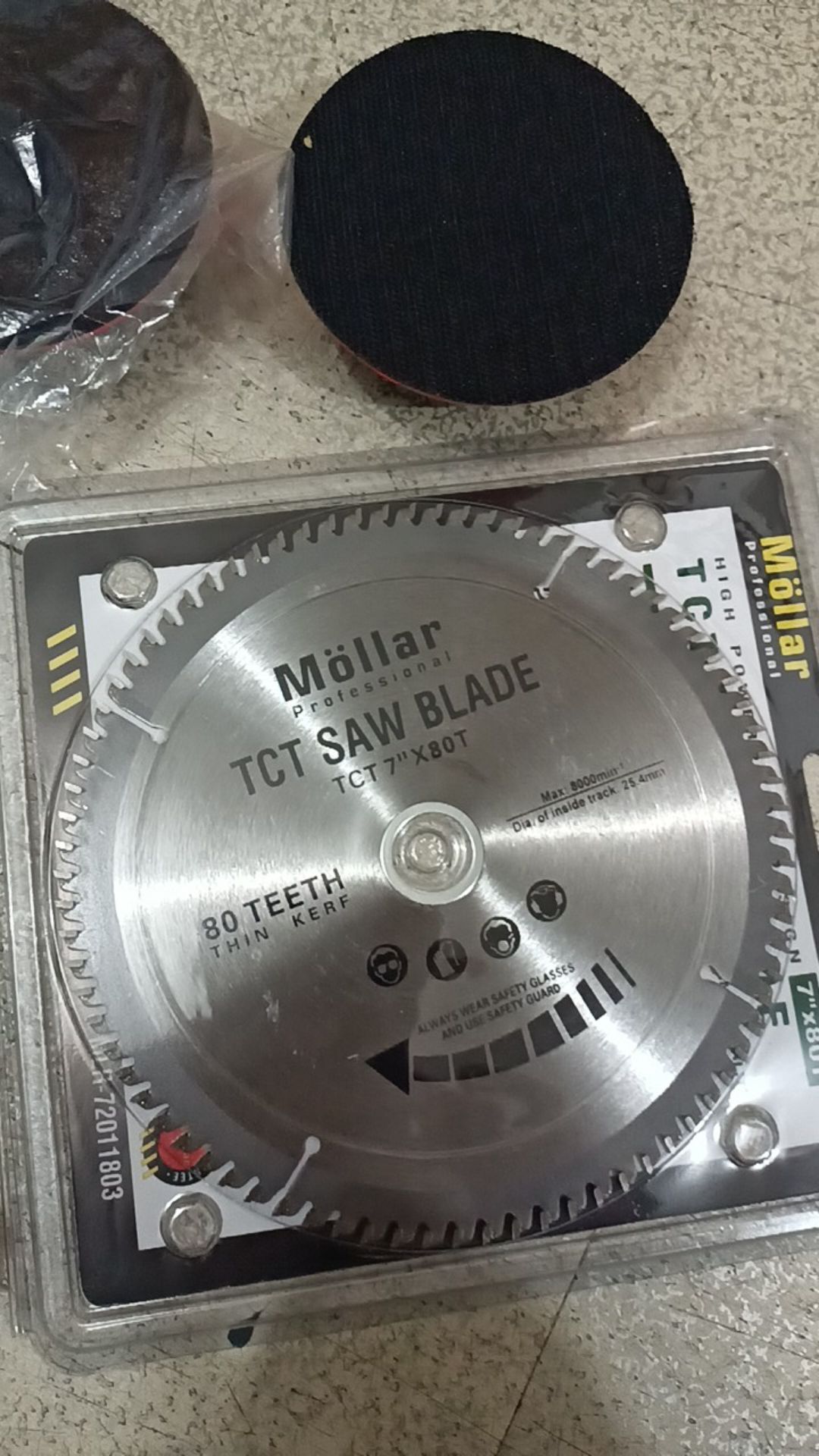 Mata Gergaji Miter Saw 7 Inch 80t Mollar Tct Aluminium Circular Saw Blade