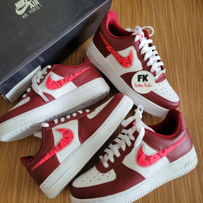 Air Force 1 Low '07 SE Love For All Valentine Valentine's Day || pink 07 all triple white