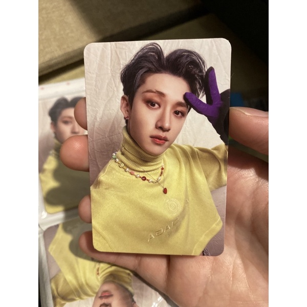 [READY OFFICIAL PC BANGCHAN RED MASK OFF VER] PHOTOCARD STRAY KIDZ ODDINARY ALBUM PC CHAN RED MASK O