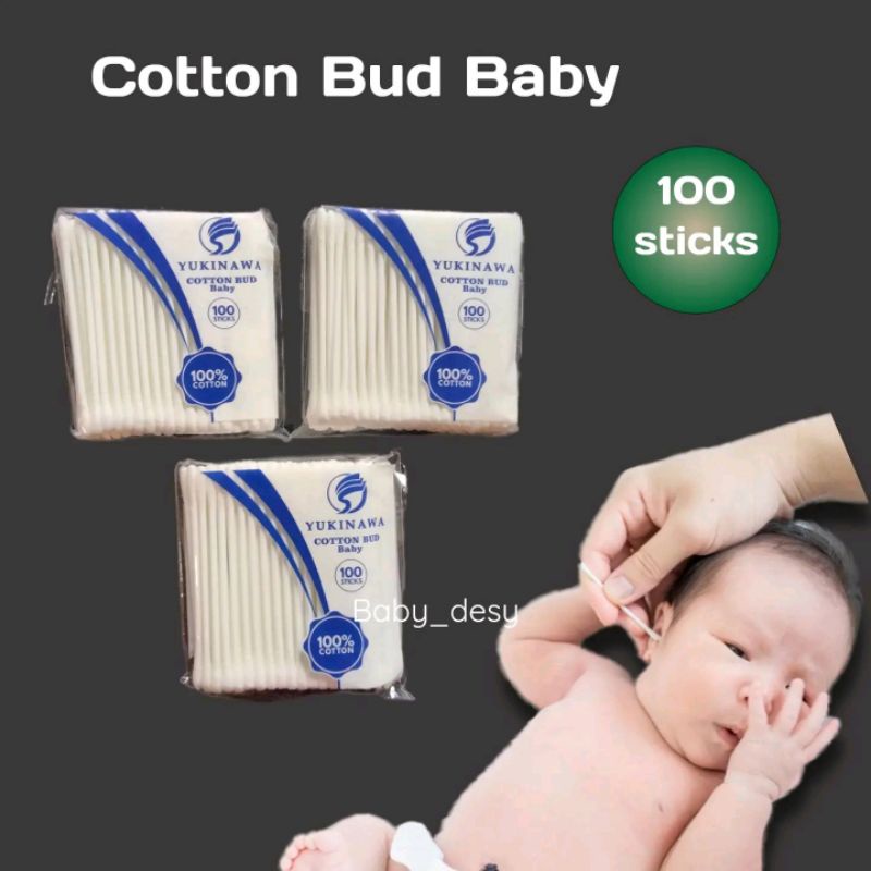 COTTON BUD BABY 100 STICKS / KOREK KUPING