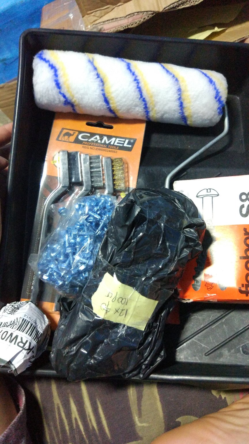 Skrup Roofing Kuning Moonlion / Steel # 12x70 / M5x70 (7cm) Per 50pcs