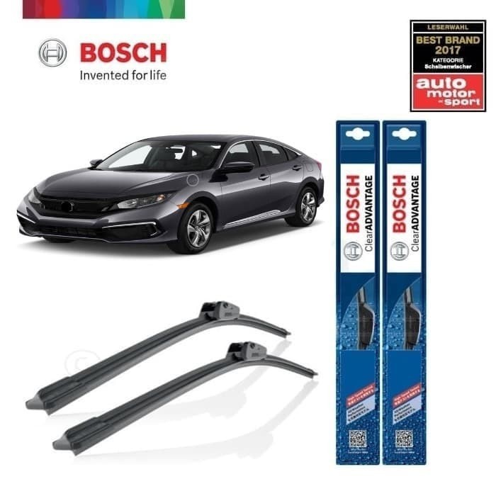 Wiper Blade New Civic BOSCH frameless ADVANTAGE 17-26&quot; ORIGINAL