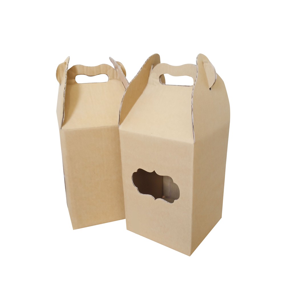 

Kardus Box 14X14X20 cm Jinjing (KUKER 500GR isi 3 Toples ) Kardus/Kue Kering/Hampers
